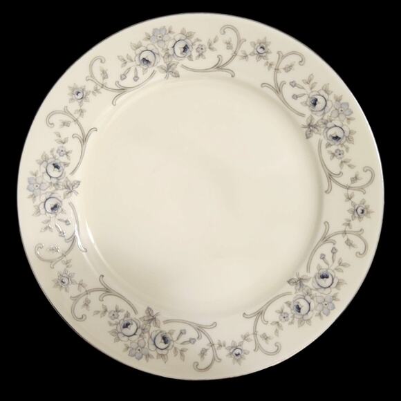 Johann Haviland Bavaria Germany Blue Garland 6” Bread Plates Set of 3 - Picture 1 of 5